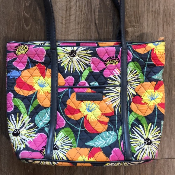 VERA BRADLEY Leather Handle Tote Bag - Picture 2 of 12